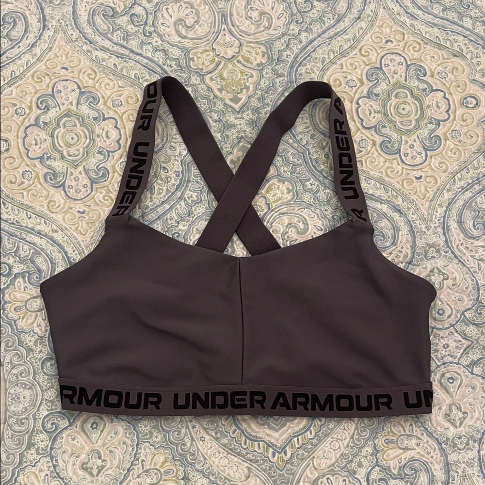 Under Armour Women's Charcoal Sports Bra